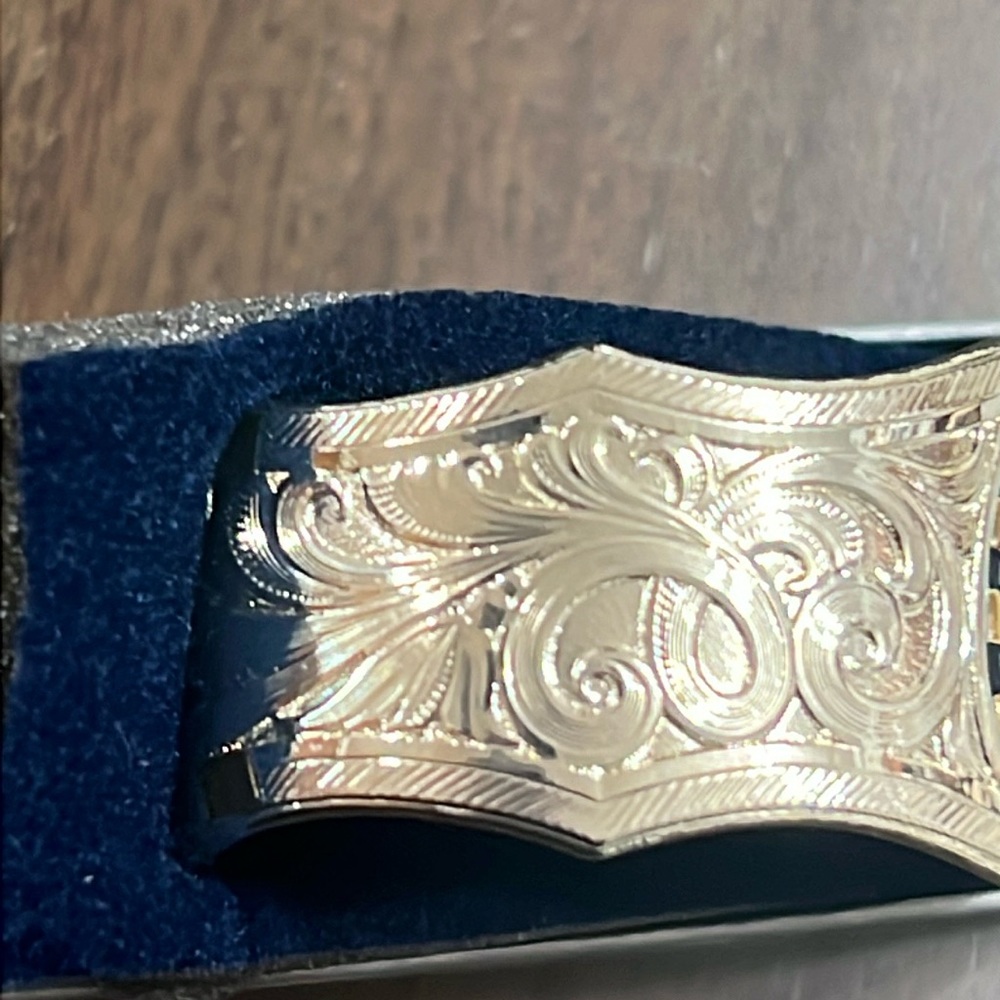 Montana Silversmiths Set In Stone Gold and Turquoise Cuff Bracelet, - Picture 13 of 16